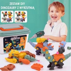 Dreamon Take Apart Dinosaur, zestaw DIY, wyrzutnia