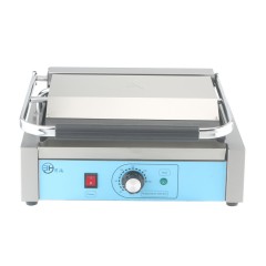 BH-8004 grill elektryczny kontaktowy ryflowany gastronomiczny pojedynczy CUKUS