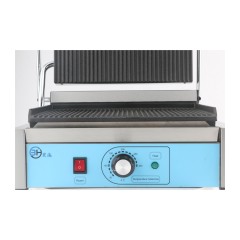 BH-8004 grill elektryczny kontaktowy ryflowany gastronomiczny pojedynczy CUKUS