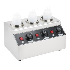 Podgrzewacz do sosów i czekolady CUKUS FY-QK-3 stal nierdzewna 2.1L 240W