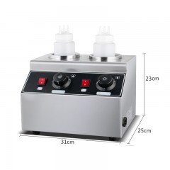 Podgrzewacz do sosów i czekolady CUKUS FY-QK-2 stal nierdzewna 1.4L 160W