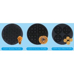 Patelnia Bubble Corndog Gofry Babelkowe Teflon Gofrownica FY-6E Cukus