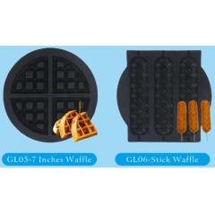 Patelnia Bubble Corndog Gofry Babelkowe Teflon Gofrownica FY-6E Cukus